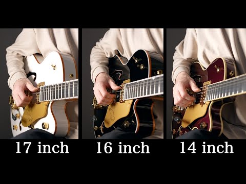 Comparison of Gretsch Guitar Body Sizes