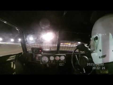 Roma Speedway - Nostalgia Sedans - 2 April 2021 - Night 1 - Heat 1 - inCar with Eric Tasker