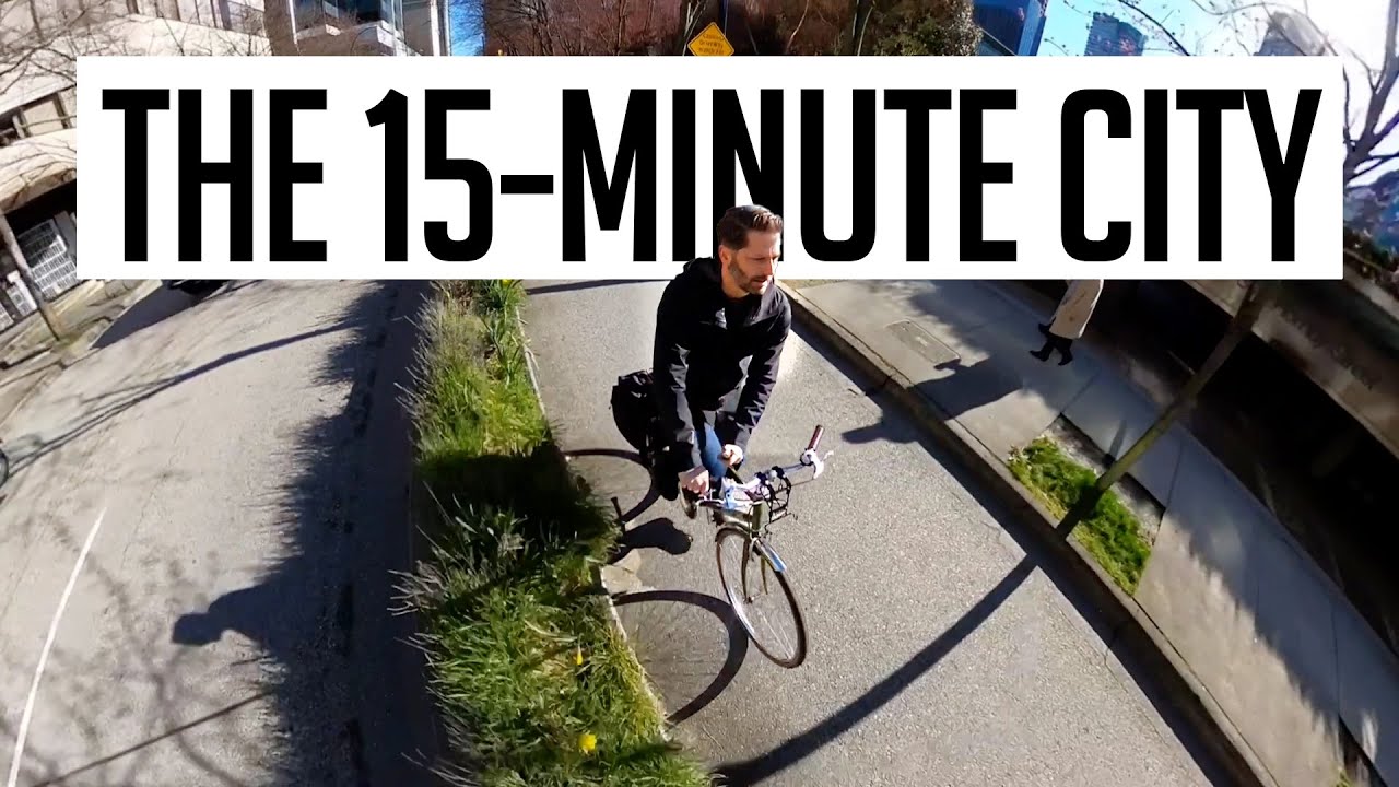 Suburbs vs downtown in a cycling and pedestrian test of the "15-minute city"