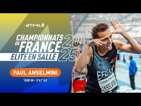 Paul Anselmini's incredible finish makes him the French 1500m champion | Miramas 2025