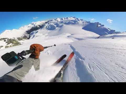 1 Hour of Backcountry Skiing POV (4K | No Music)