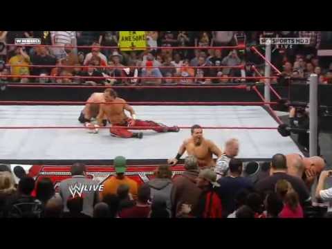 WWE Raw 3/1/10 DX vs Big Show & The Miz HQ