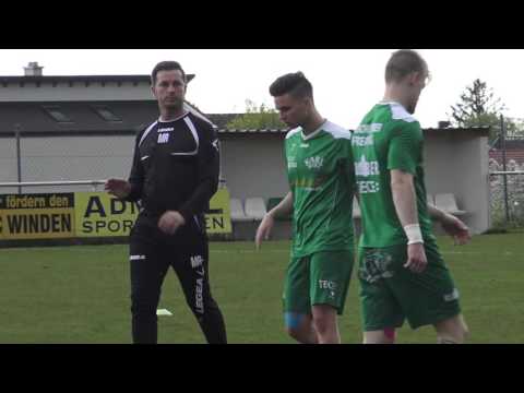 FC Winden gegen SC Trausdorf 4:1 (1:0) - Die Mannschaften wärmen auf