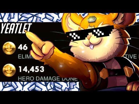 YEATLE GRANDMASTER HAMMOND! 46 ELIMS! [ OVERWATCH SEASON 18 TOP 500 ]