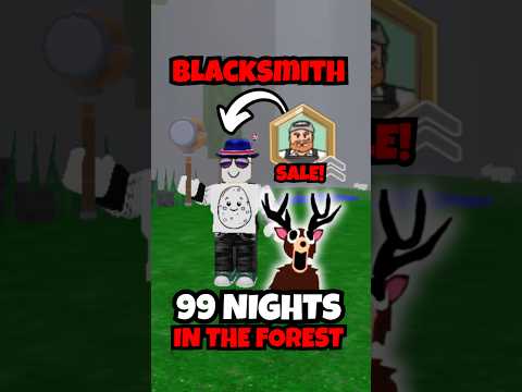 Blacksmith Class Makes Crafting Cheaper! 🛠️ – 99 Nights in the Forest