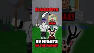 Blacksmith Class Makes Crafting Cheaper! 🛠️ – 99 Nights in the Forest