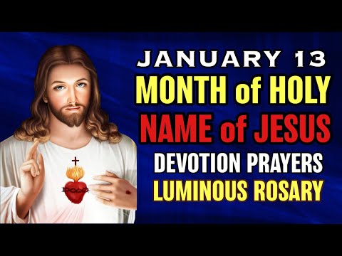 ROSARY THURSDAY, January 13, 2022,  💙 Luminous Mysteries 💙 Thursdays