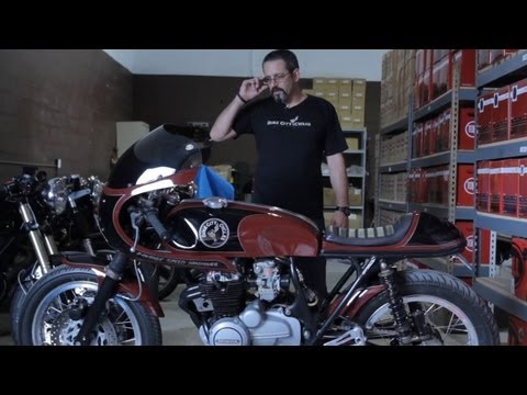 Dime City Cycles: The Four Hundred 1975 Honda CB 400 Cafe Racer