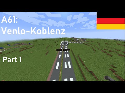 Minecraft Autobahns (2025/03): Germany A61 Venlo-Koblenz
