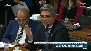 Presidente do Palmeiras contesta denúncias de John Textor, do Botafogo