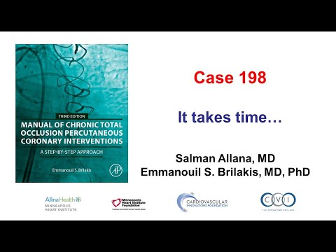 Case 198: Manual of CTO PCI - It takes time...
