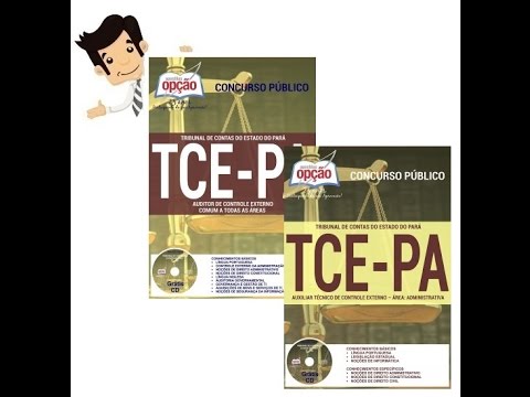 Apostilas Concurso TCE-PA 2016 - Auxiliar Técnico e Auditor de Controle Externo