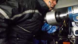preview picture of video 'Wind Turbine - Gearbox Repair - Portable Line Boring'