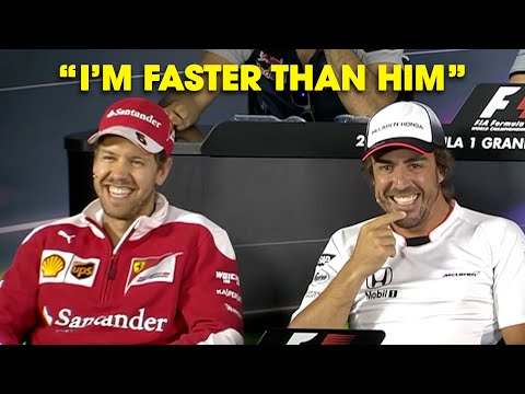 Sebastian Vettel being UNEXPECTEDLY SAVAGE for 10 minutes straight