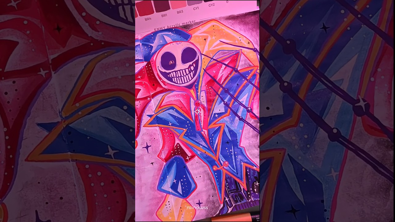 Wrong side out!! 🖤✨ marcadores acrílicos de @enmy_official #cg5 #poppyplaytime #acrylicmarker