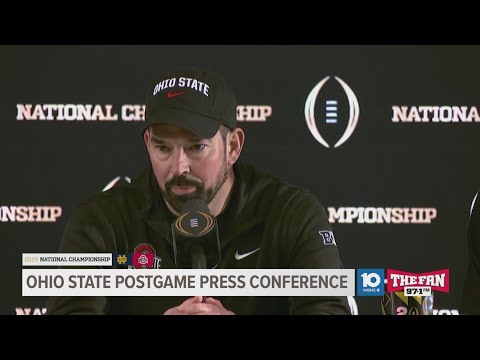 Ohio State postgame press conference: Ryan Day, Will Howard, Cody Simon | 2025 National Championship