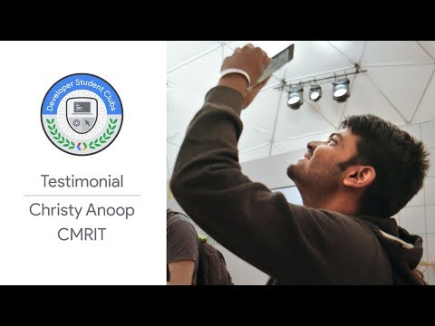 DSC India leads at Google I/O '18 - Christy Anoop