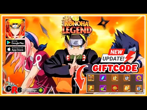 Konoha Legends Gameplay Android - New 4 Giftcode (Naruto RPG)