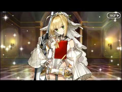 FGO Nero Bride Valentines Chocolate Scene