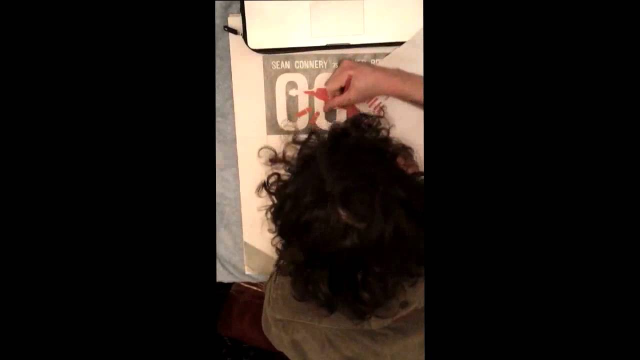 JAMES BOND 'FROM RUSSIA WITH LOVE' MOVIE POSTER BY MATT WARREN