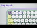 Klaviatūra Logitech POP Keys Emoji SWE (W), daydream