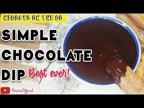EASY CHOCOLATE DIP | CHOCOLATE GANACHE | HOW TO MAKE CHOCOLATE SYRUP | ReickaOfficial