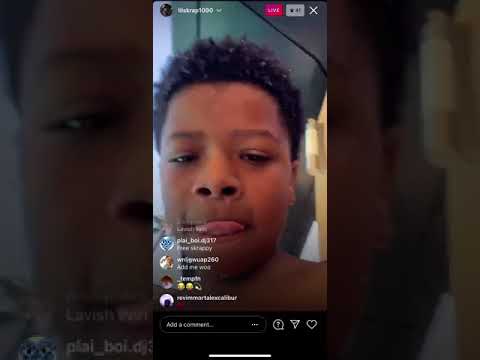 Lil skrap1090 on Instagram live
