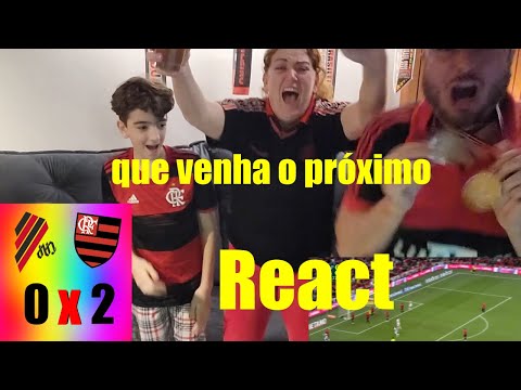 REACT ATHLETICO PR 0X2 FLAMENGO - FLAMENGO A 2 JOGOS DA FINAL