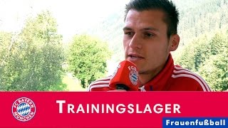 preview picture of video 'Halbzeitfazit Trainingslager FC Bayern Frauen Ratschings 2014'