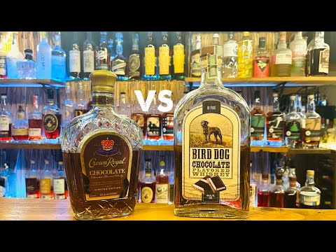 Crown Royal Chocolate VS Bird Dog Chocolate Whiskey. Chocolate Whiskey Battle 