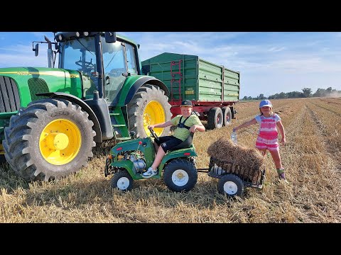 Mini Kids Tractor with Trailer - 110cc Petrol - Image 2