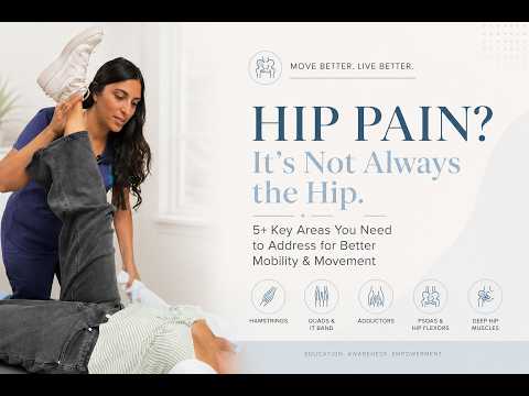 HIP PAIN?  Stop Stretching ONLY Your Hip! Try These 5+ Key Areas