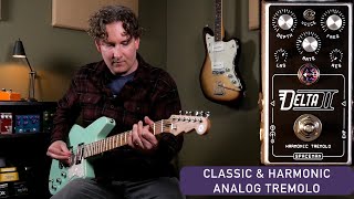 Video thumbnail for Spaceman Effects Delta II Harmonic Tremolo by AndyDemos