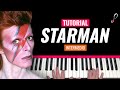 Como Tocar Starman David Bowie Piano Tutorial