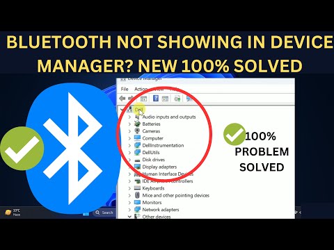 How To Fix Bluetooth Not Showing In Device Manager In Windows 11/Windows 10
