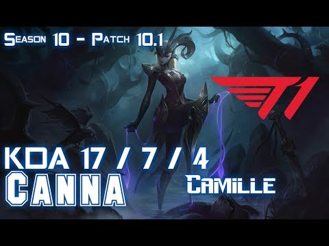 T1 Canna CAMILLE vs POPPY Top - Patch 10.1 KR Ranked