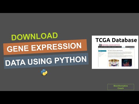 Bioinformatics for Beginners | Download Normal & Tumor gene expression data | tcga database | Python