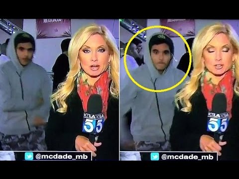 TERRIFYING Moment KTLA Reporter ATTACKED By A Man During LIVE Broadcast!!