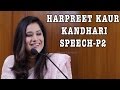 A Talk By Harpreet Kaur Kandhari @ Sanskruti ...