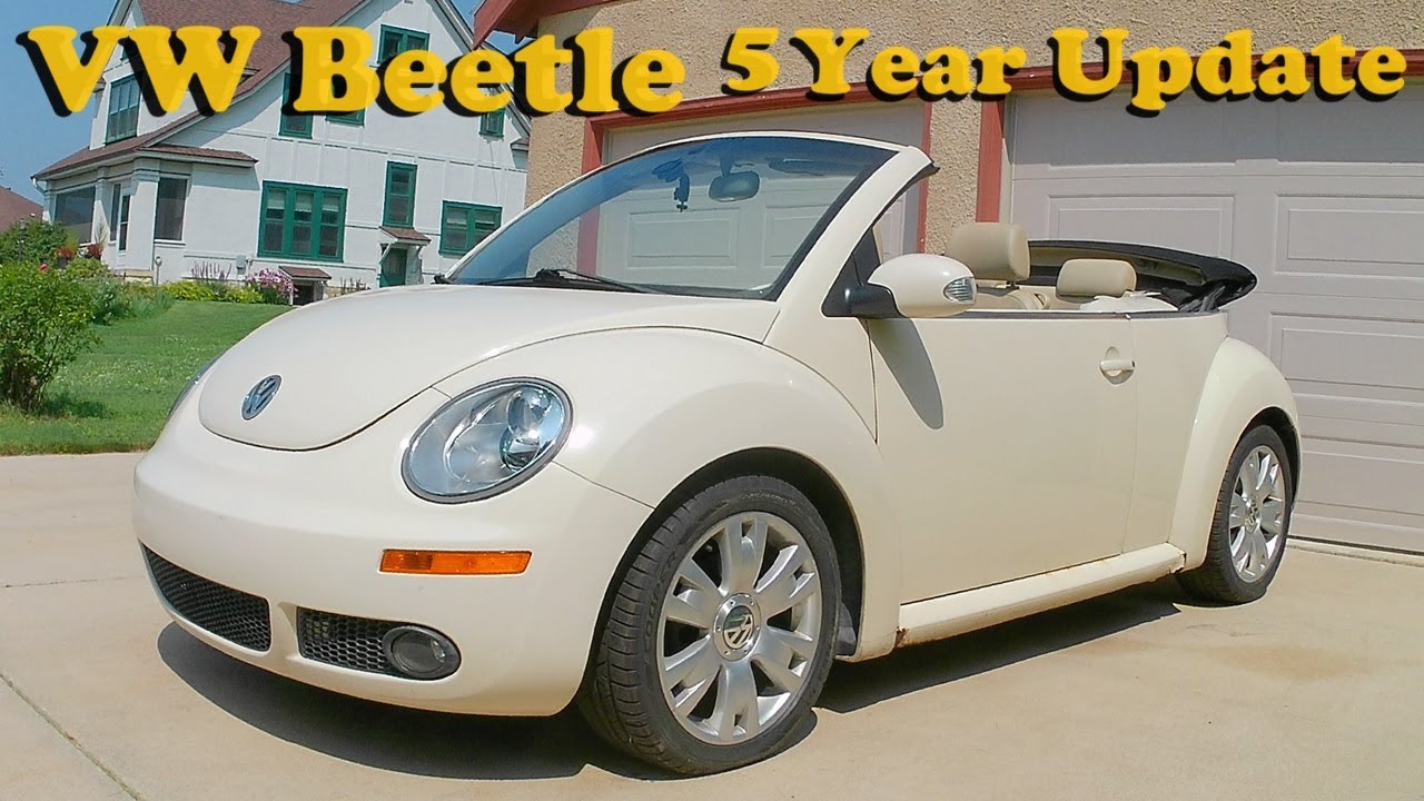 5 Years with a VW Beetle Convertible #newbeetle #vwbeetle