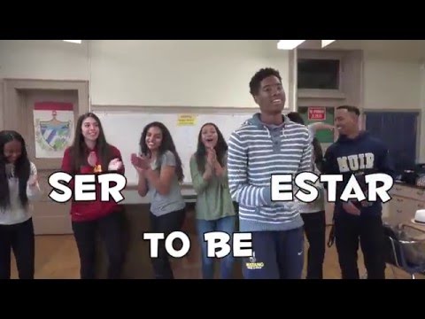 Spanish Song for 'Ser' and 'Estar' uses and conjugation in the Present tense