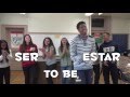 Spanish Song for 'Ser' and 'Estar' uses and conjugation in the Present tense