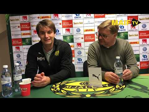 Presskonferens MAIF - Trelleborg