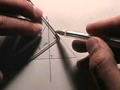 comment construire l'orthocentre d'un triangle