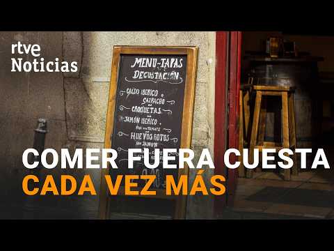 El menú del día sube de precio y los clientes buscan alternativas | RTVE Noticias