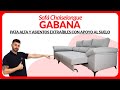 Miniatura Sofá Chaise longue Modelo Gabana