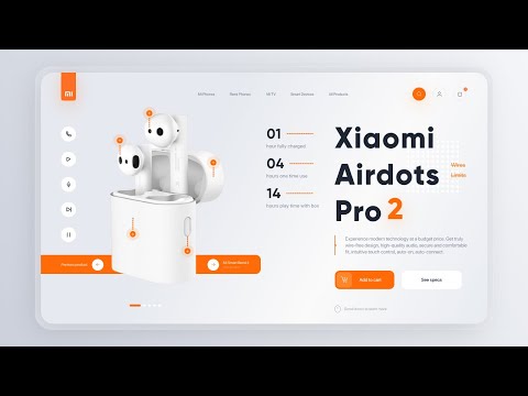 Adobe XD Tutorial Website UI Design