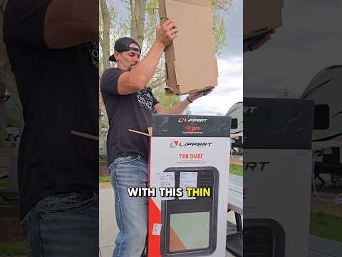 DIY RV Door Upgrade- Thin Shade [@etrailer partner]