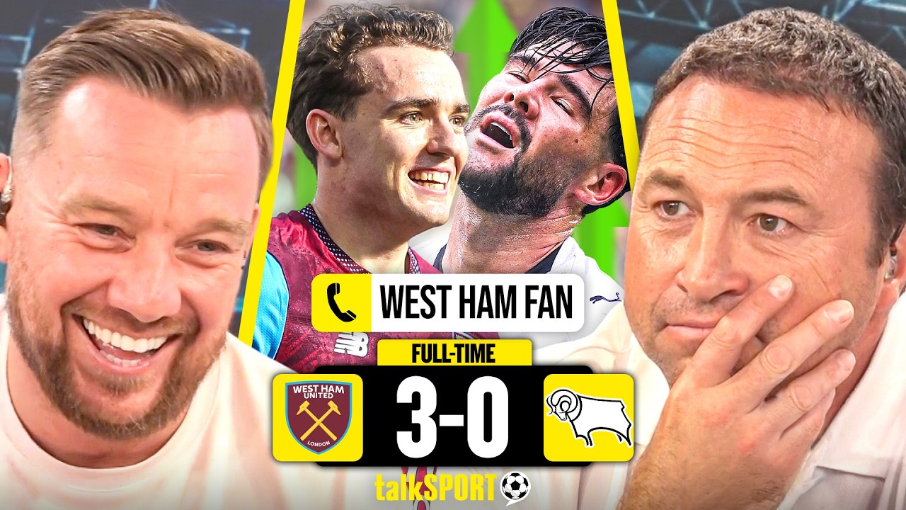 "STRONGER THAN CUNDY'S BARNET!" JUBILANT West Ham Fan REACTS to 3-0 Victory over Derby!