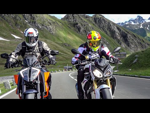 KTM Super Duke R vs BMW S 1000 R - Power-Duell am Planet der Alpen - Alpenmasters 2020 Teil 2/4